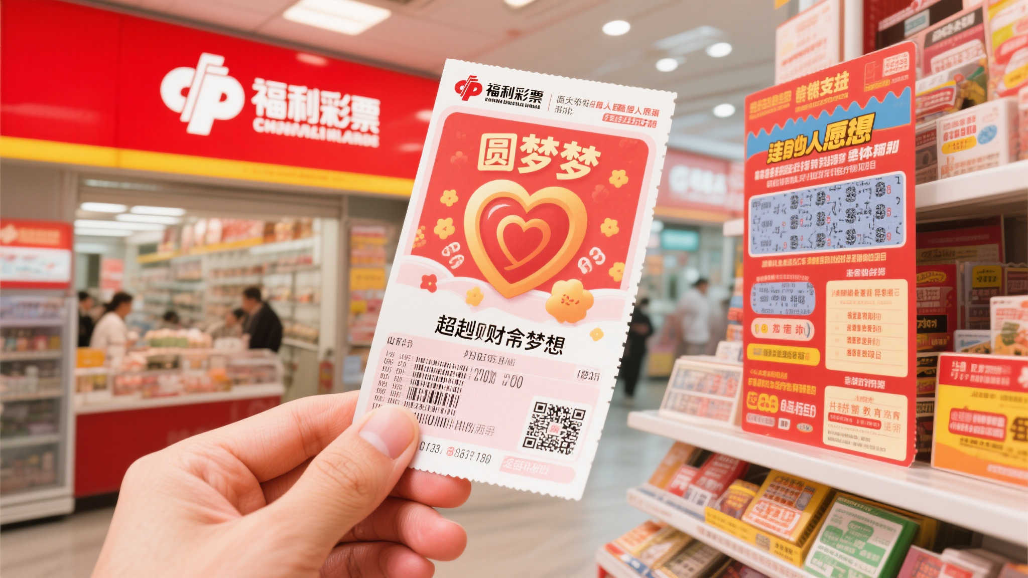 每一张彩票都承载着两个重要使命——圆梦与