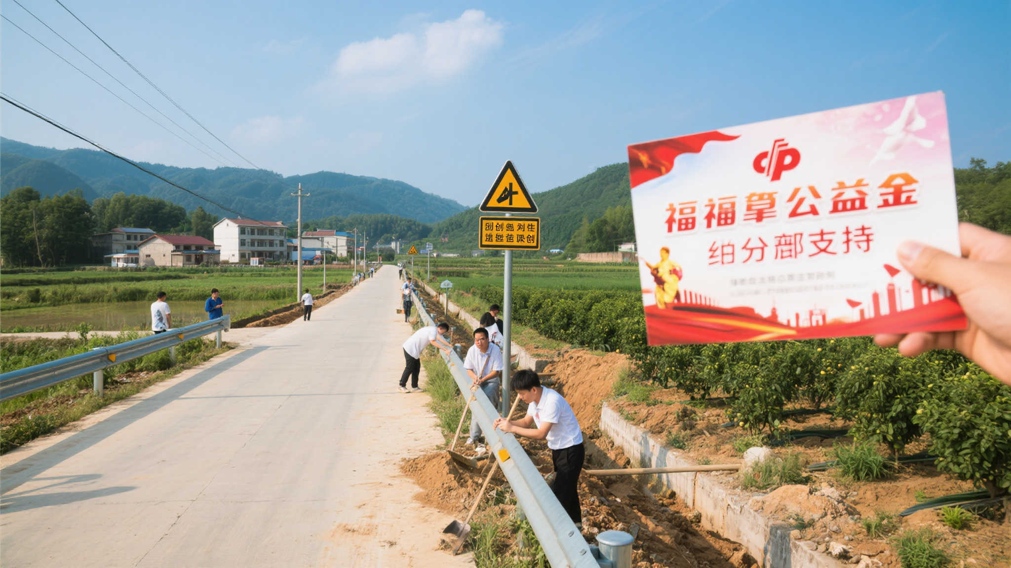 ① 福彩公益金一定程度上支持了当地基础设