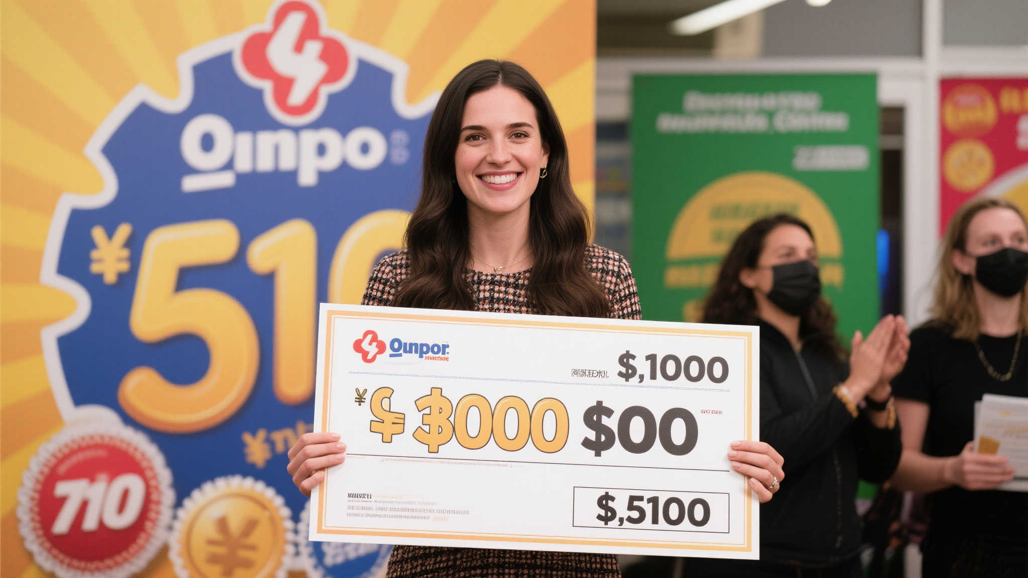 女子喜中2839万彩票巨奖 全家出镜大方合影庆贺 女子喜中2839万彩票巨奖 全家出镜大方合影庆贺