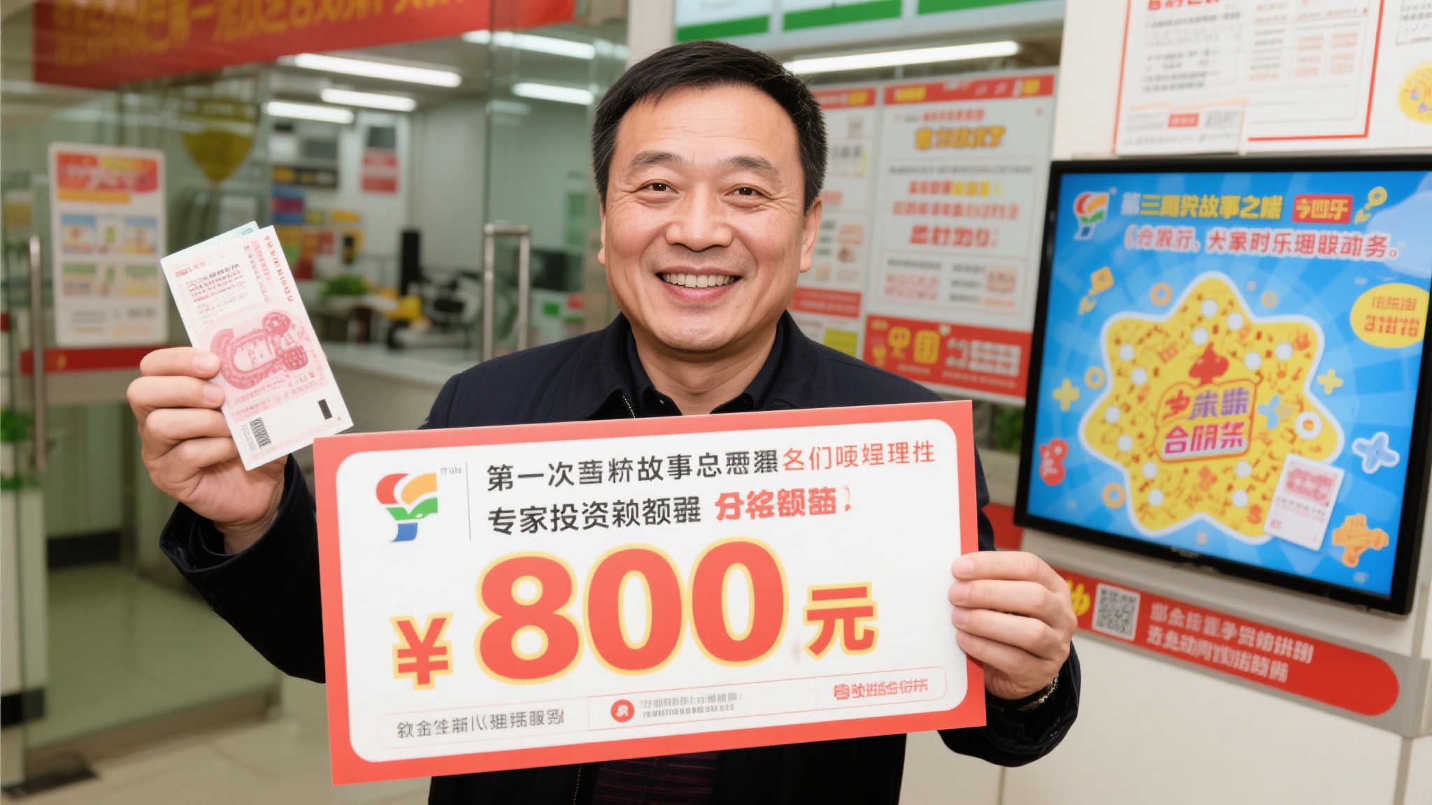 男子出差途中喜中80万大奖 两小时内火速领奖