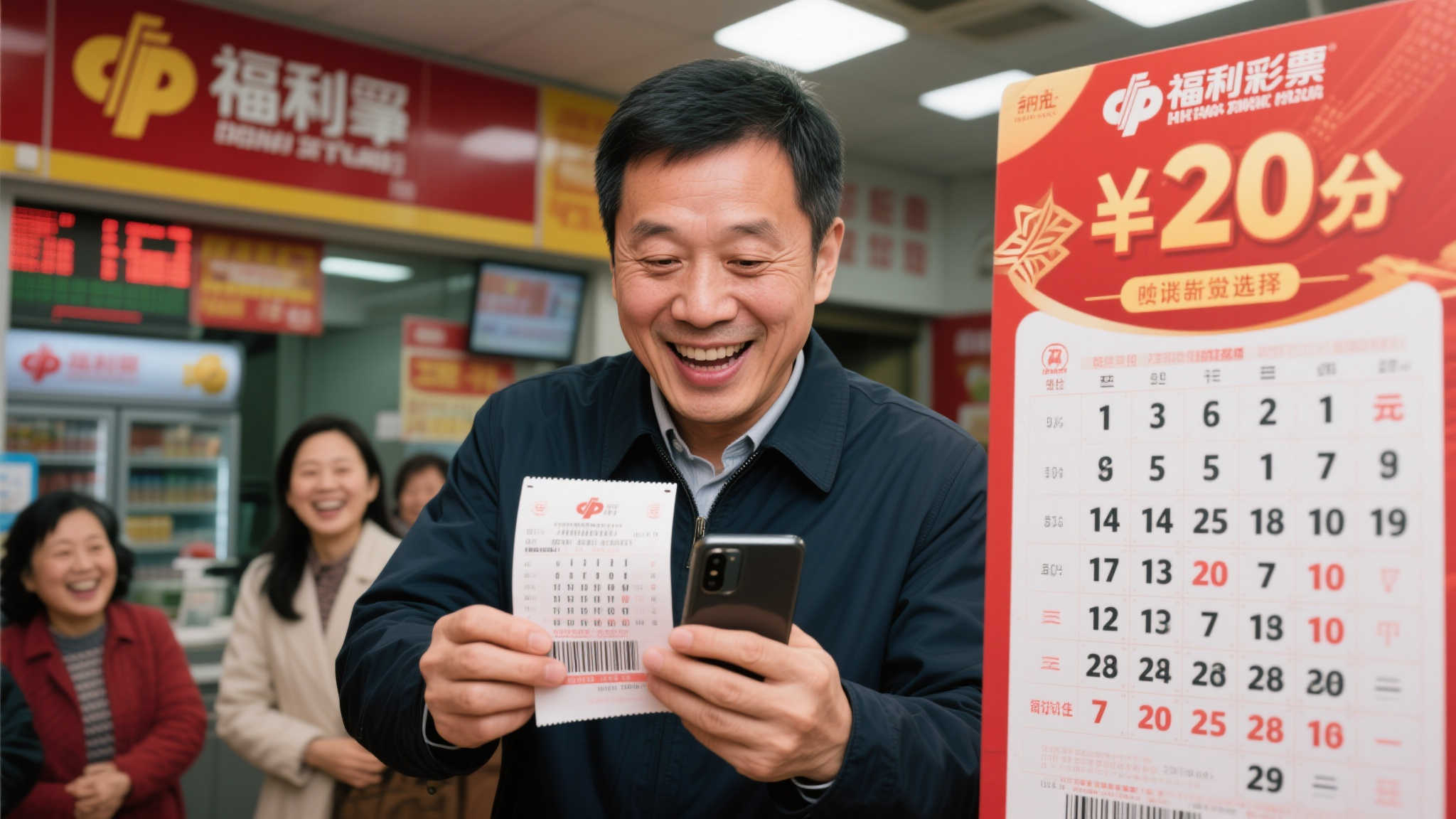 工程师仅花2元中福彩500万 核对彩票超20次确认无误