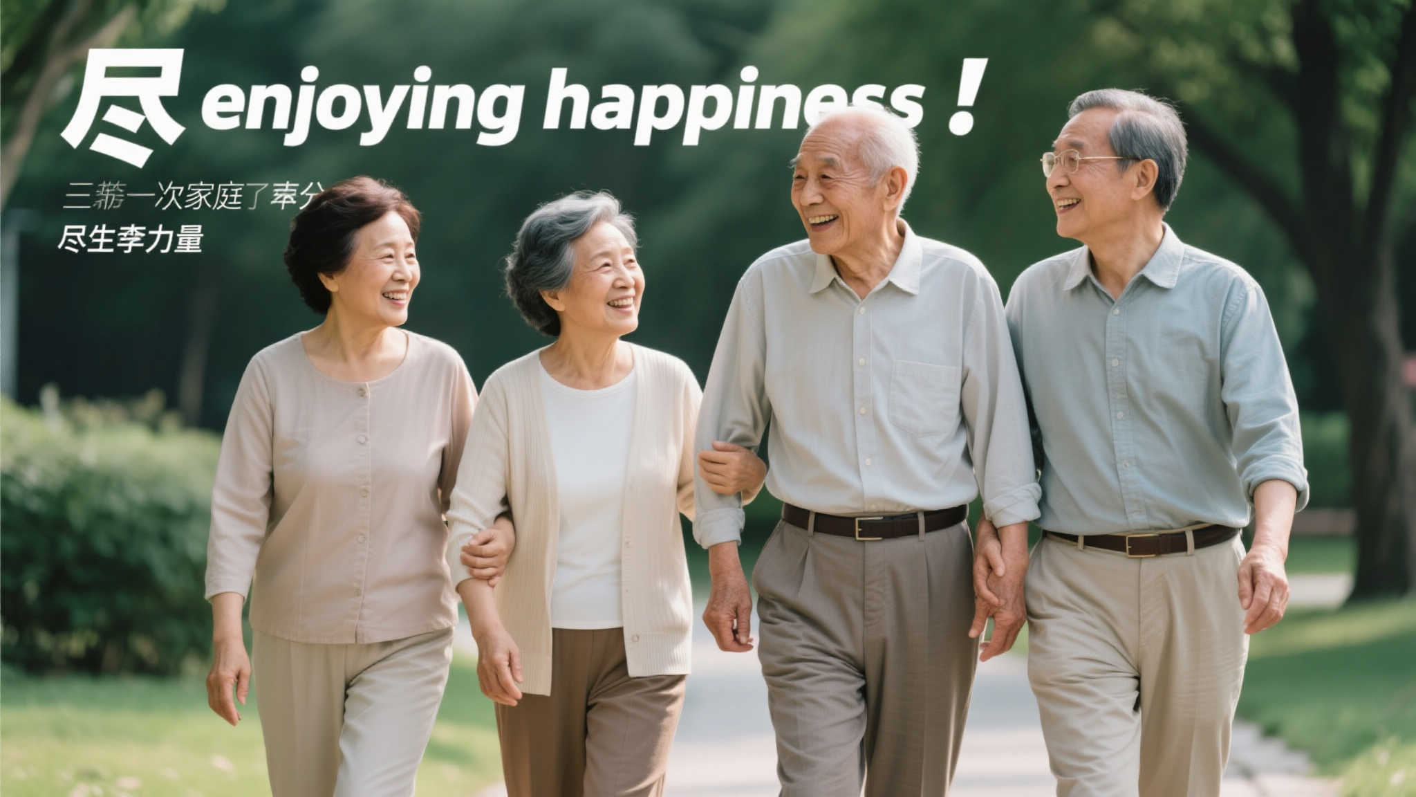 比如，李爷爷的子女每周都会轮流陪他散步聊