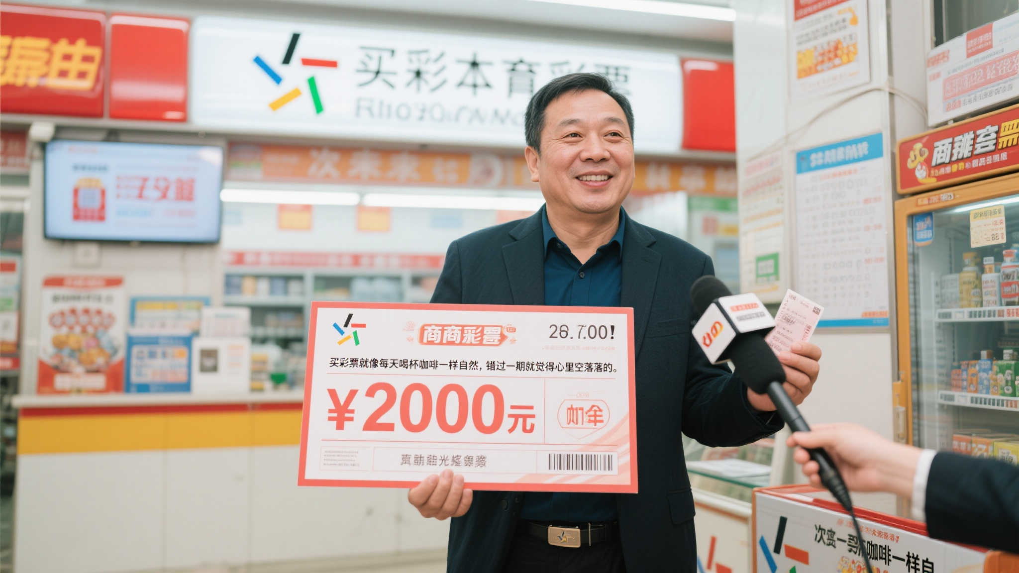 对于这位生意人来说，购买体育彩票最初只是