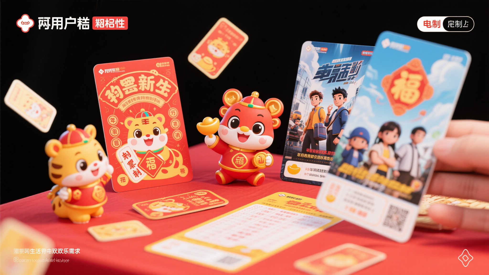 例如，有些新品融入了生肖文化，通过吉祥元