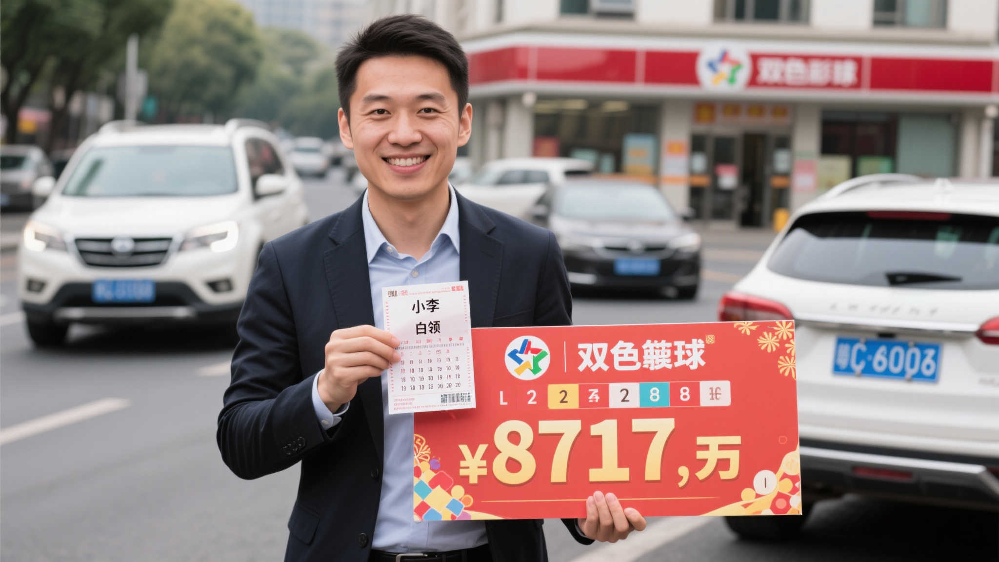 男子凭记忆车牌号，意外斩获双色球871万巨奖