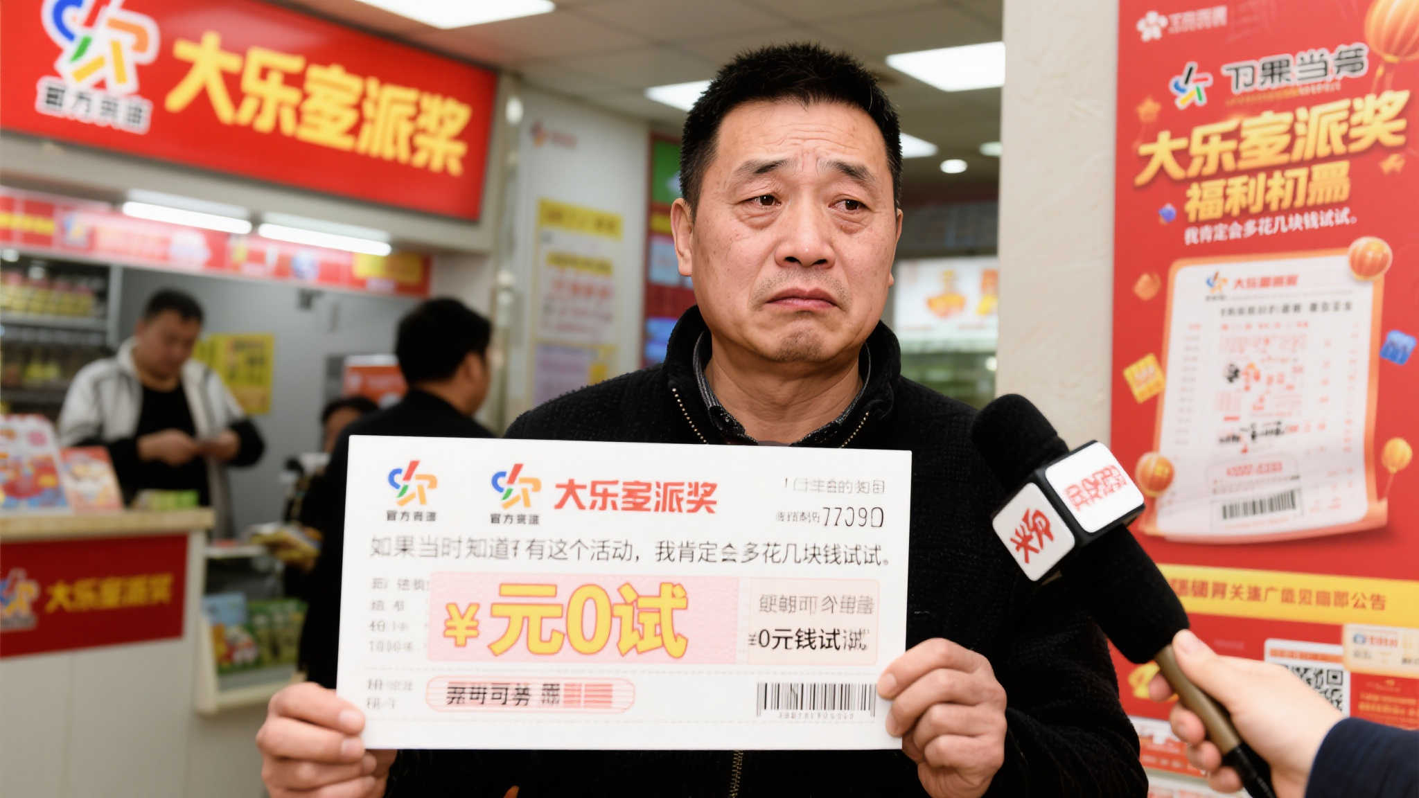 男子9元自选票中大乐透1642万:错过派奖倍感惋惜 “如果当时知道有这个活动,我肯定会多花几