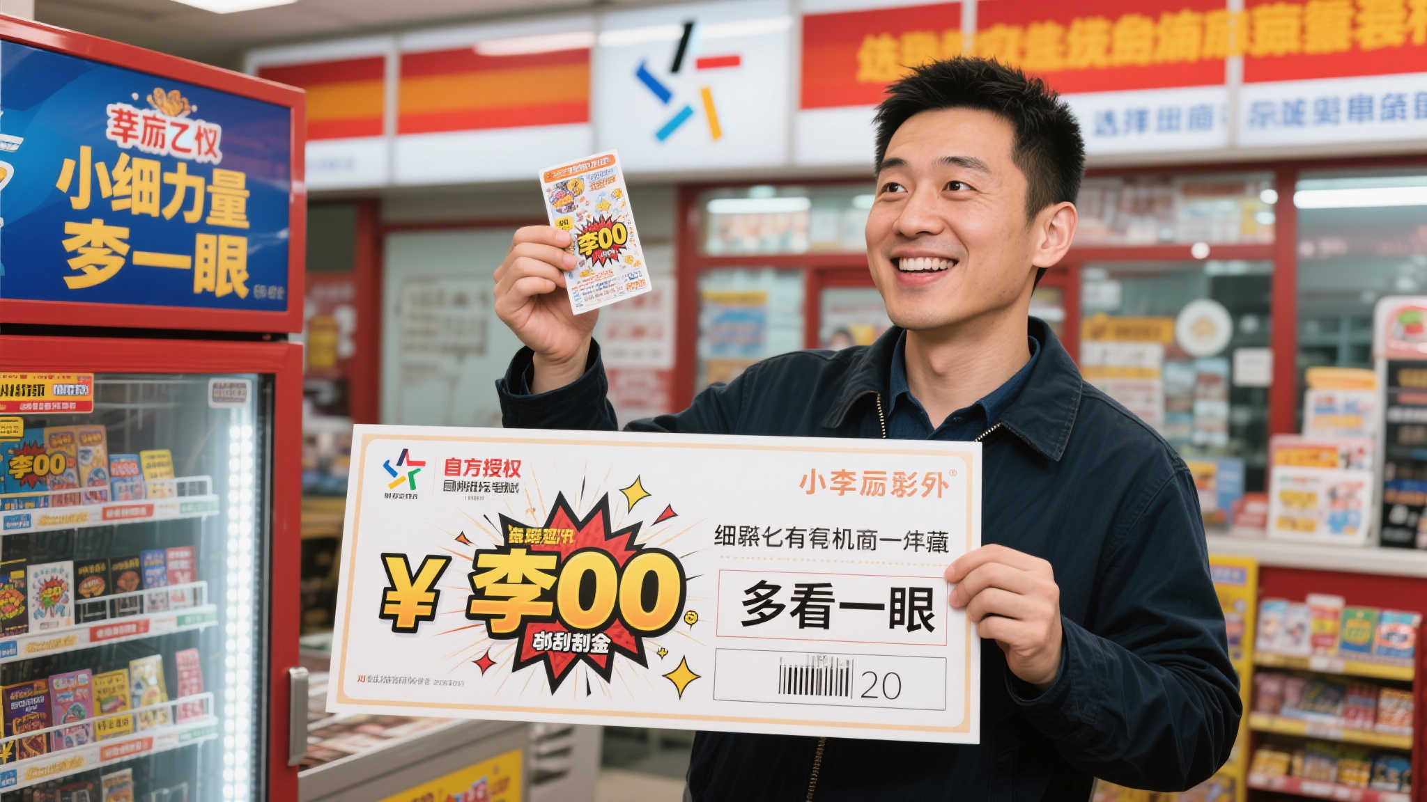 惊鸿一瞥,男子喜中刮刮乐百万大奖 惊鸿一瞥,男子喜中刮刮乐百万大奖