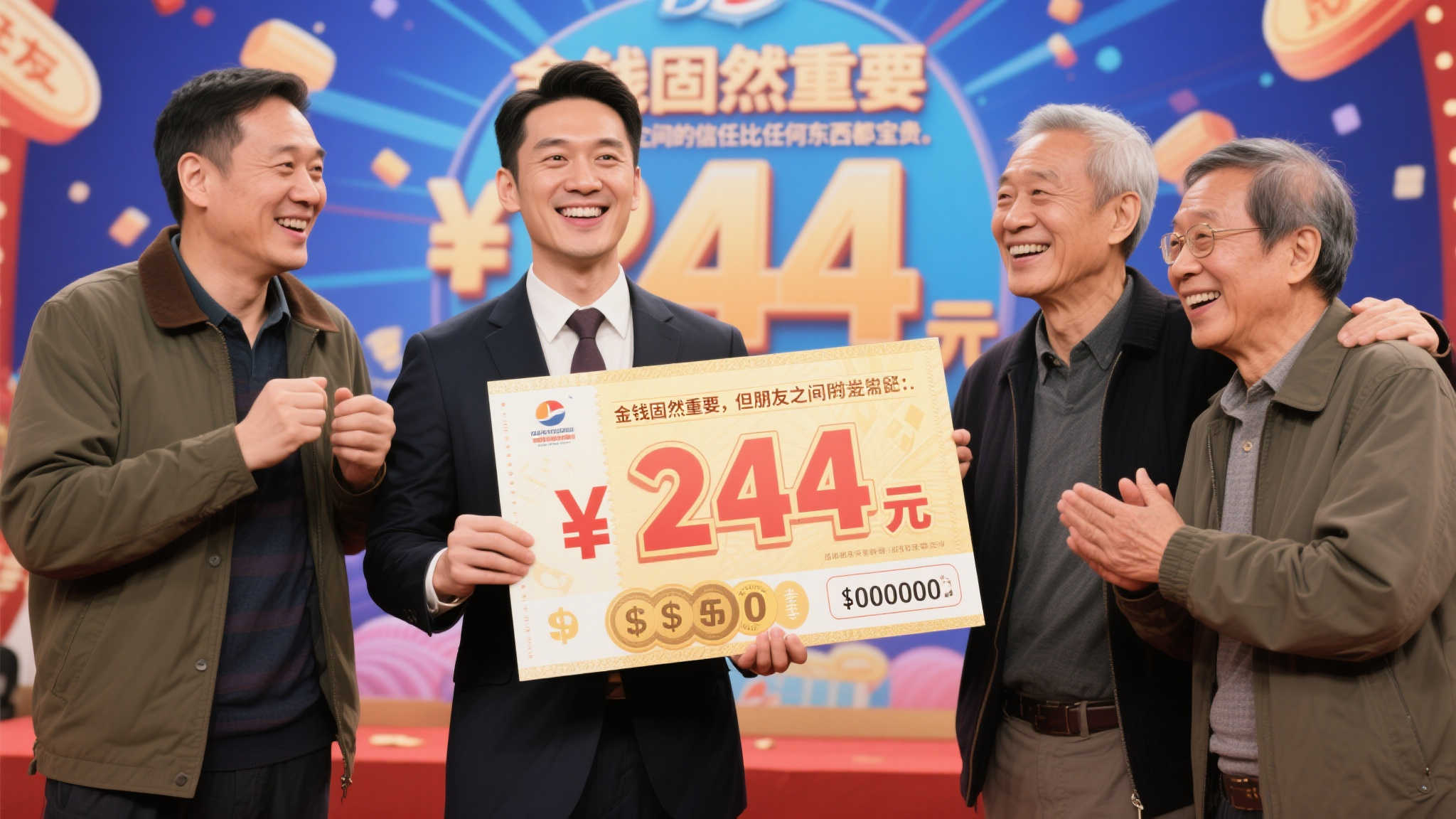 35年前的承诺兑现!244万奖金得主与挚友共同露面平分-图 今年,其中一位好友意外中得了一笔高达24