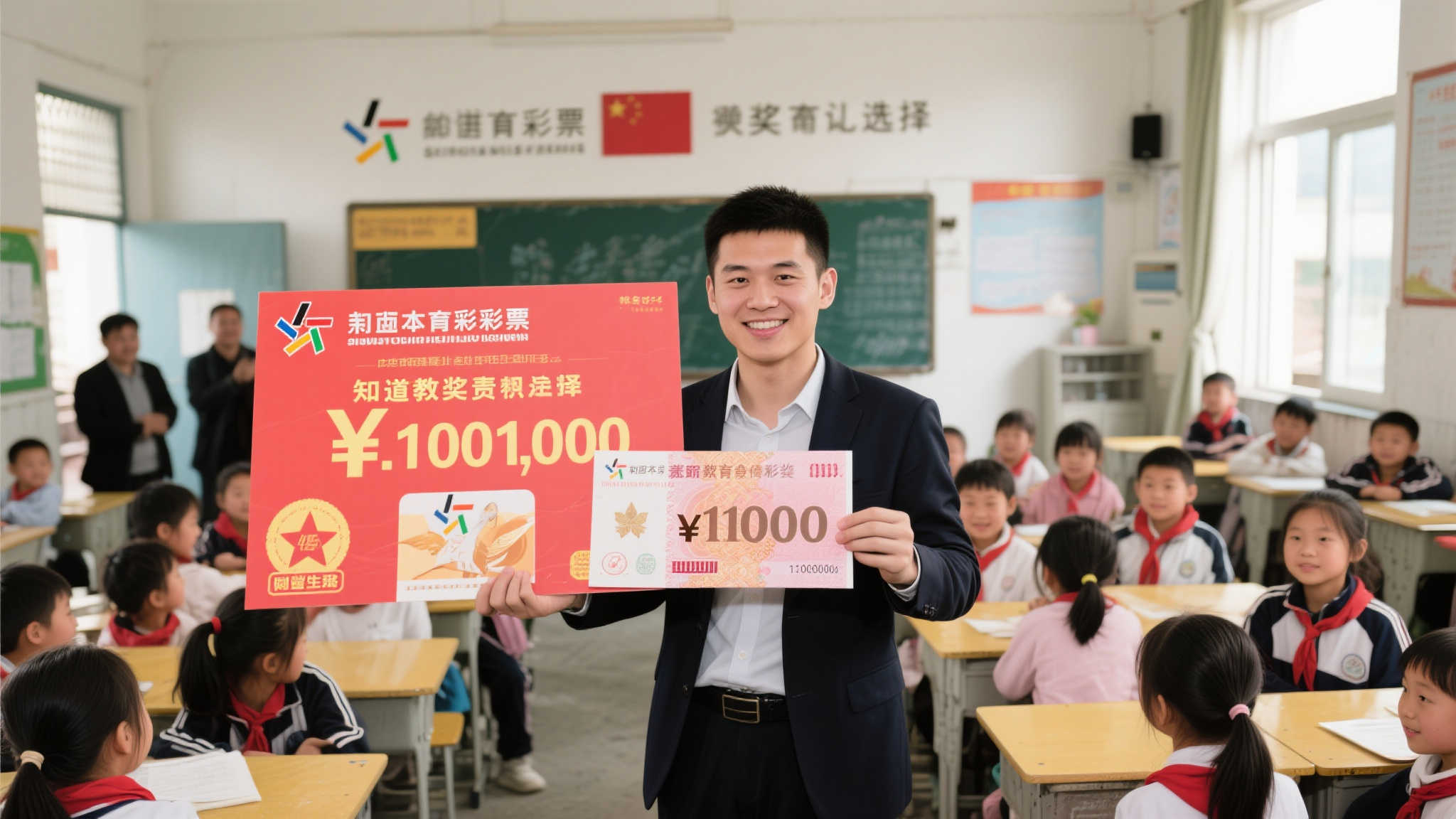 小哥20元中大乐透千万巨奖 兑奖后赶回课堂教学生 然而,比起中奖本身,更令人动容的是小哥兑