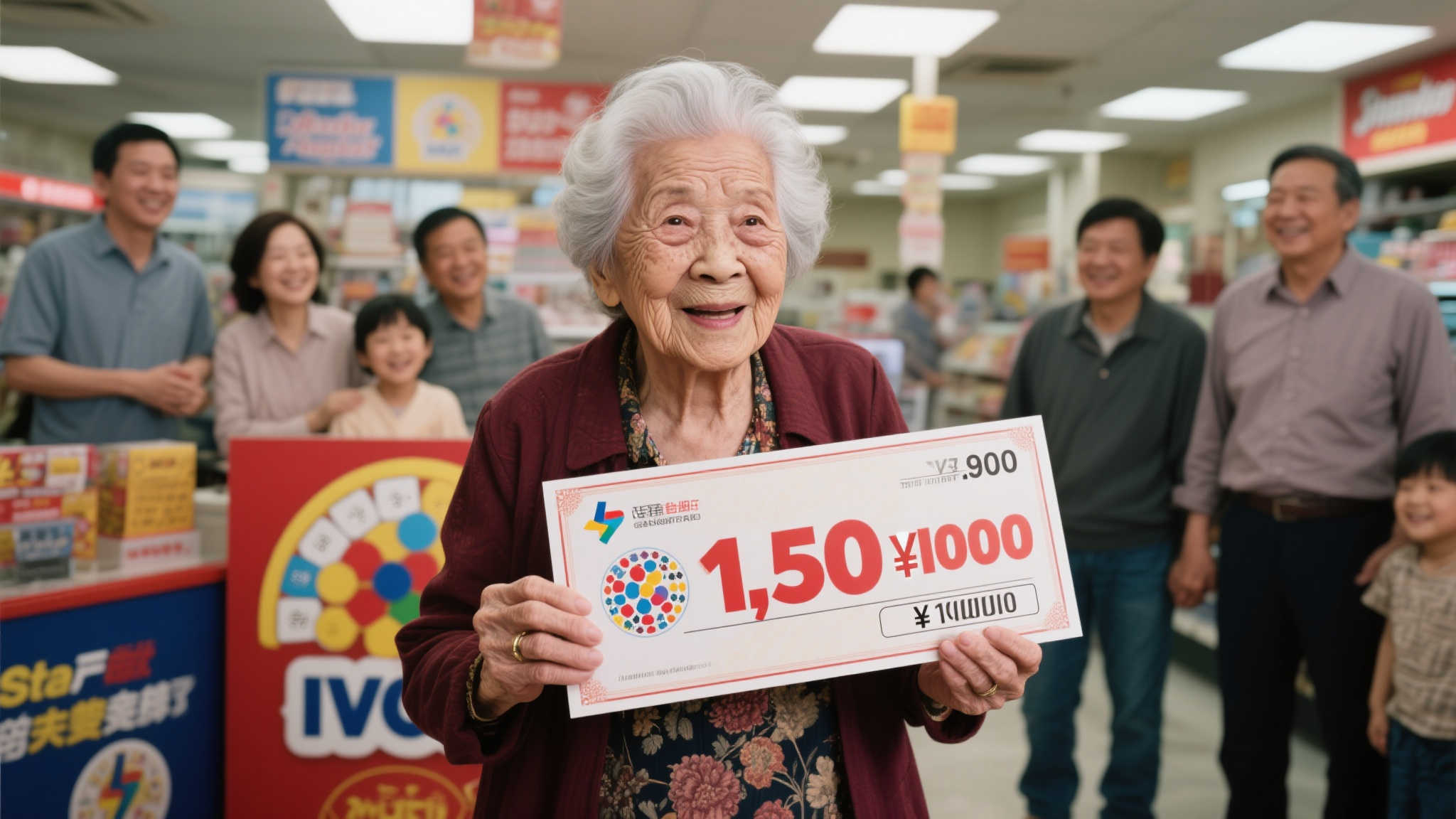 老奶奶喜中1.5亿彩票大奖 慷慨助30位亲戚清房贷 想象一下,一位年过七旬的老奶奶,突然成为